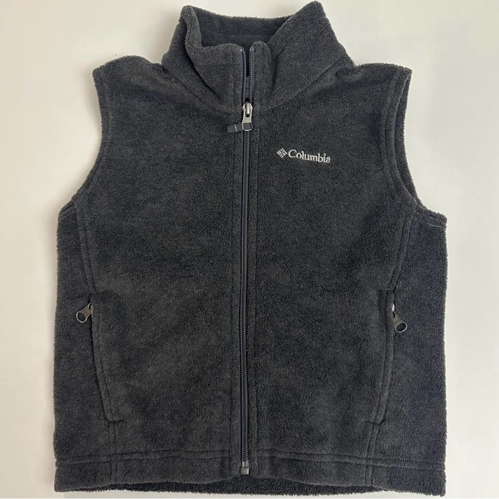 Kids Columbia gray Fleece Vest XXS (4/5)